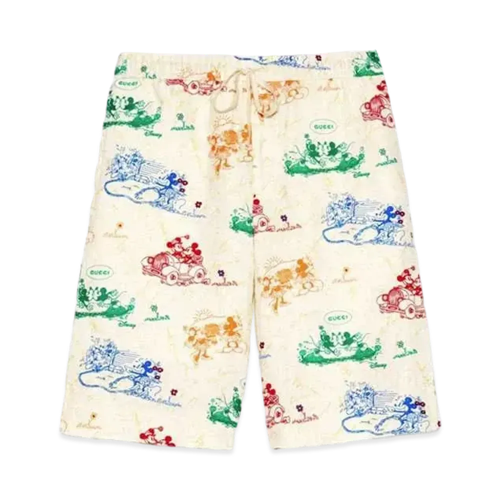 GUCCI × Disney Mickey Mouse Short Pants "Yellow"