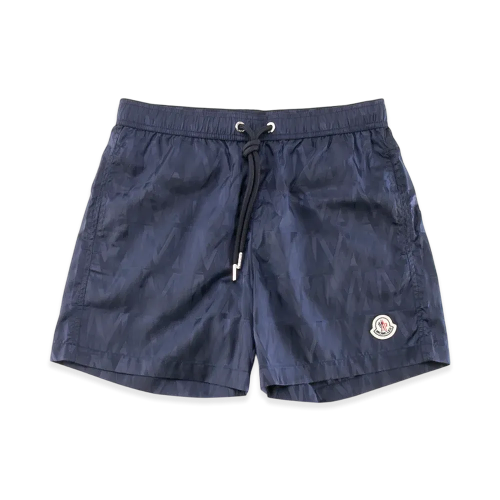 Moncler Men's Logo Swim Short Pants "Navy"