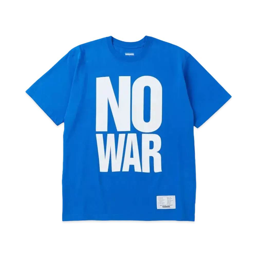 NEIGHBORHOOD x KATHARINE HAMNETT . Tee SS-6 "Blue"