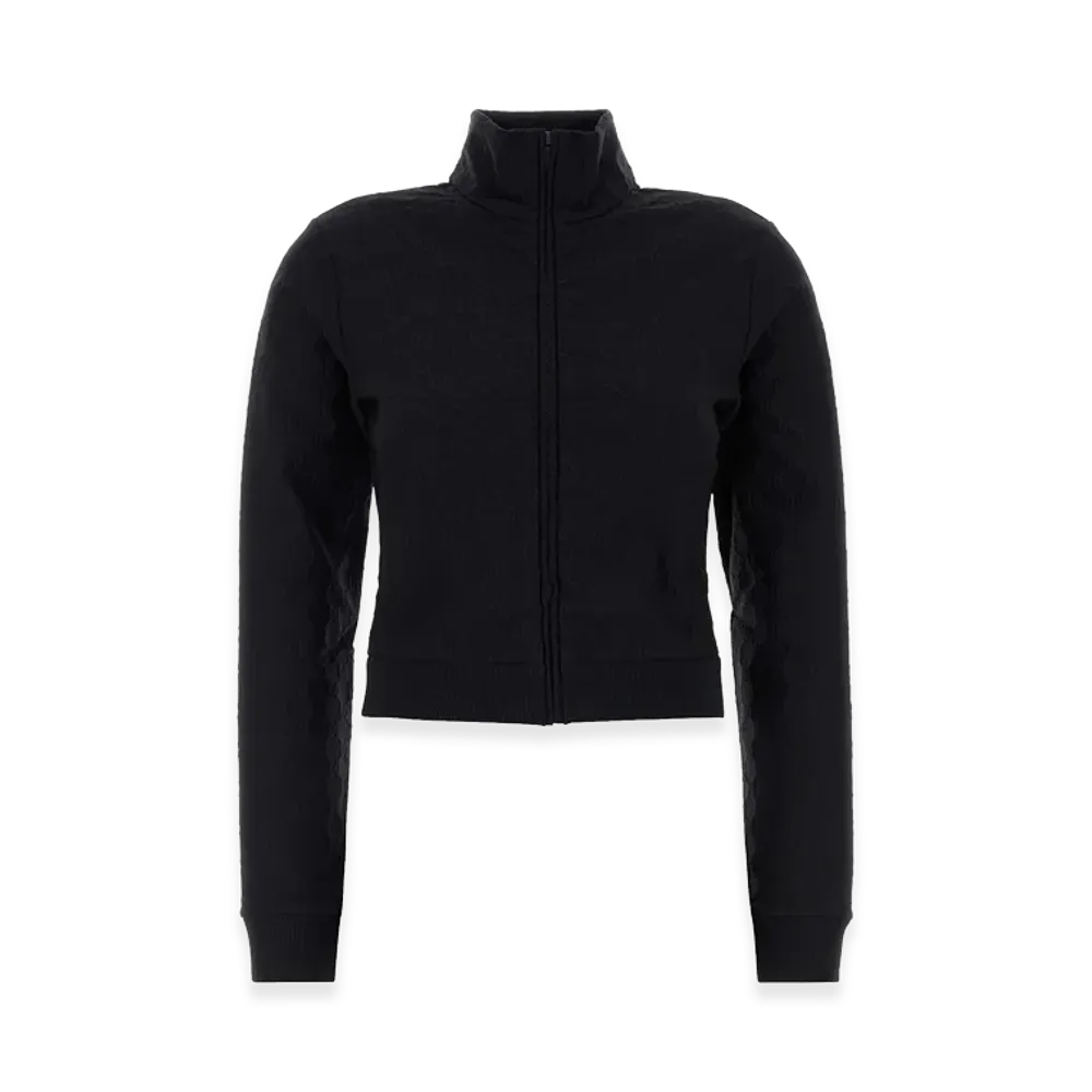 GUCCI Women's GG Jacquard Sweatshirt "Black"
