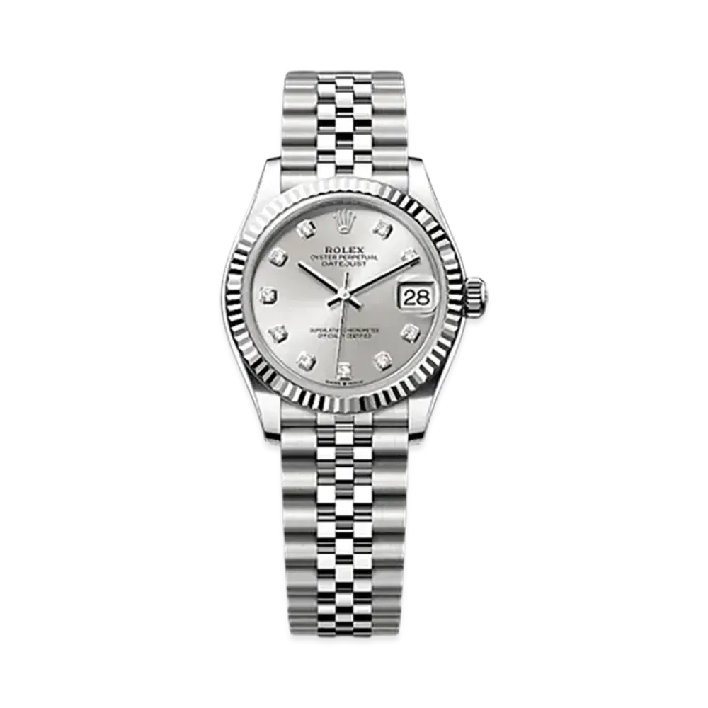 ROLEX Datejust 31mm Oystersteel & White Gold 278274 "Silver"