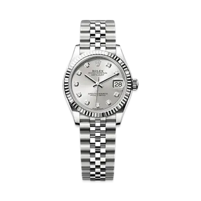 ROLEX Datejust 31mm Oystersteel & White Gold 278274 "Silver"