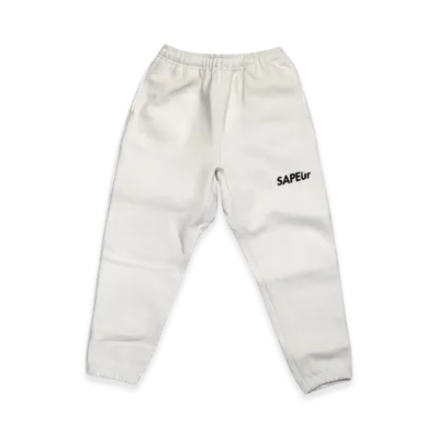 SAPEur Kid's Logo Sweat Pants "White"