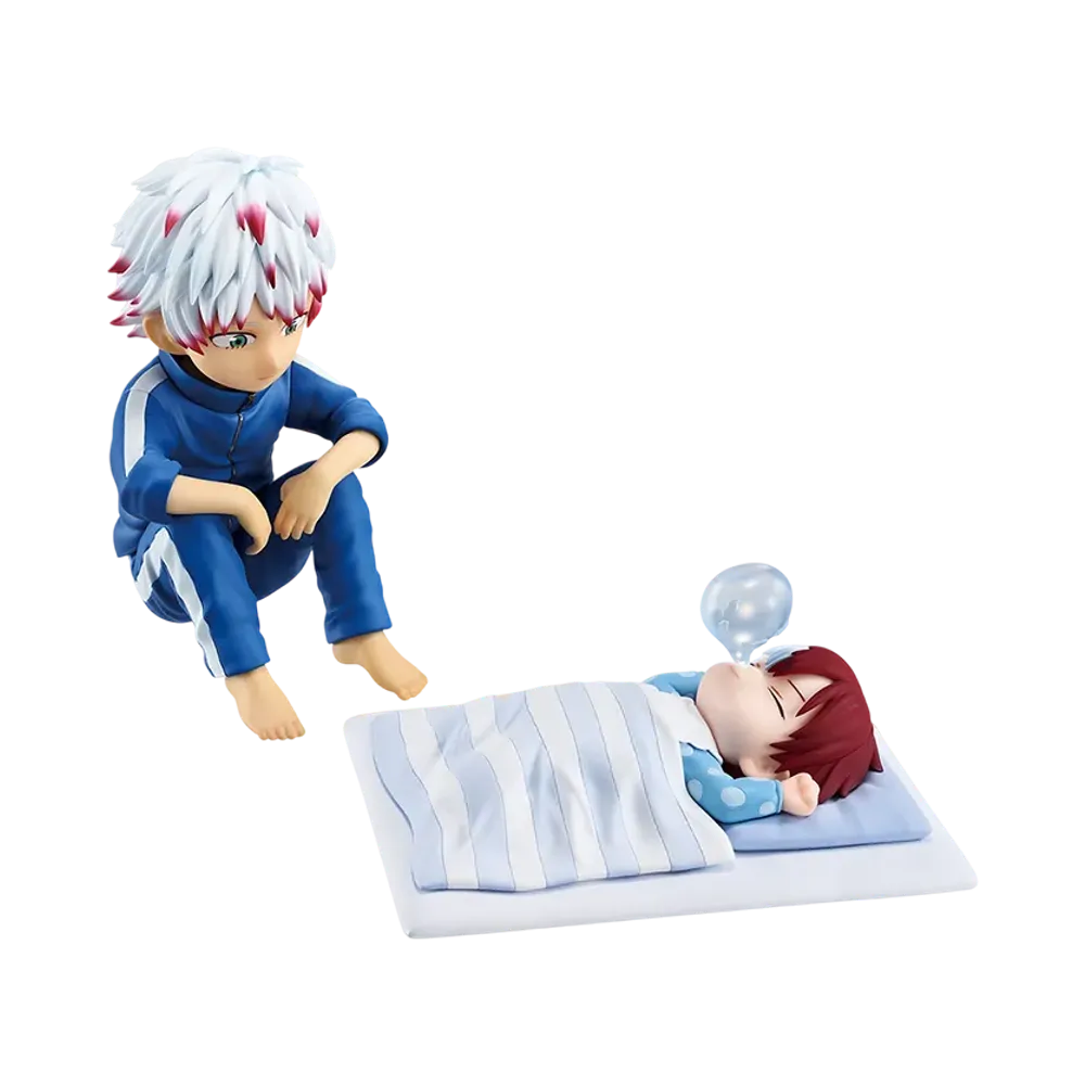 BANDAI "Ichiban Kuji" -My Hero Academia -On top of happiness-- F Prize Touya & Shoto (childhood) MASTERLISE