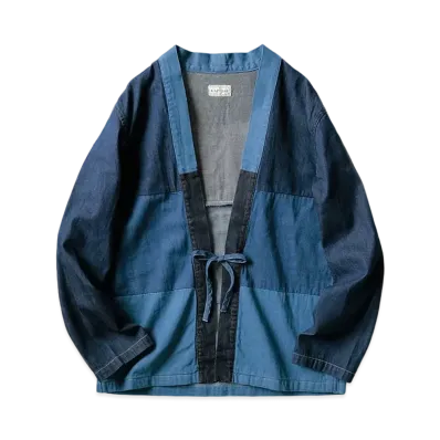 KAPITAL 8OZ DENIM 4 TONE KAKASHI SHIRT "Indigo"