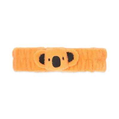 A BATHING APE APEE Baby Doppy & Baby Core Furry Headband "Orange"