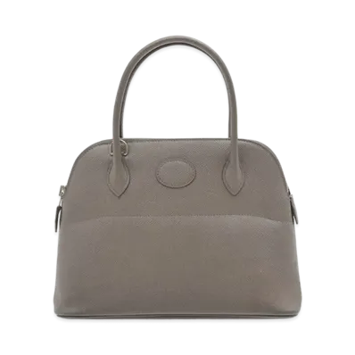 Hermes Bolide Veau Epsom "Etain/Silver"