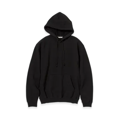 AURALEE Smooth Soft BD Sweat P/O Parka "Black"