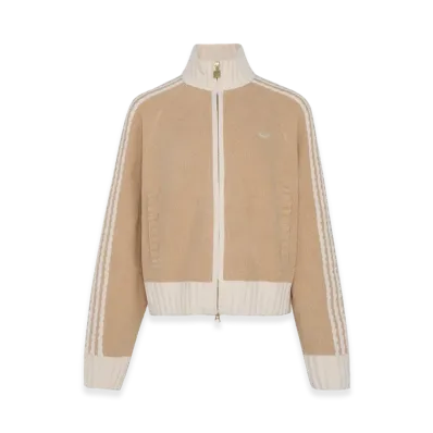 adidas Originals Women's Knit Track Top Jacket "Beige"