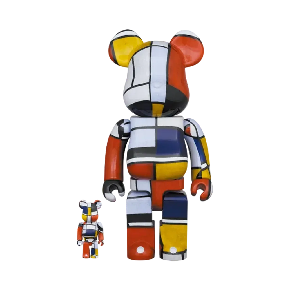 Bearbrick Piet Mondrian 100% & 400%