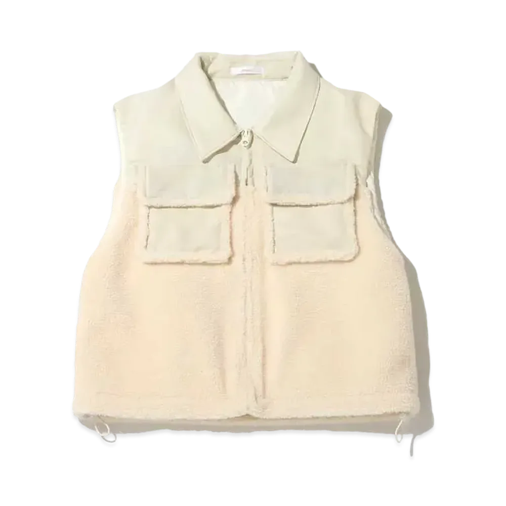atmos pink Docking Boa Vest "Ivory"