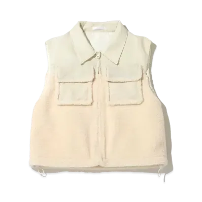 atmos pink Docking Boa Vest "Ivory"