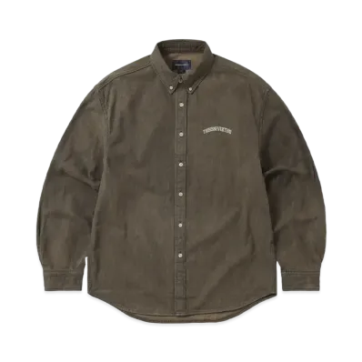 thisisneverthat Washed Denim Shirt "Brown"