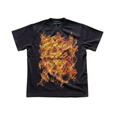 RACER WORLD WIDE Flame T-Shirt "Black"