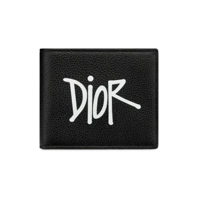Dior x Shawn Stussy Wallet (8 Card Slot) "Black"