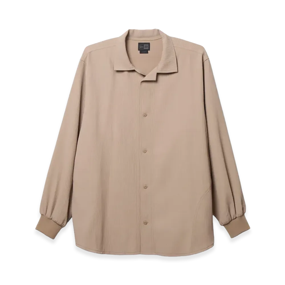 NEW ERA Long Sleeve Beach Patrol Shirt Black Label SS26 "Beige"