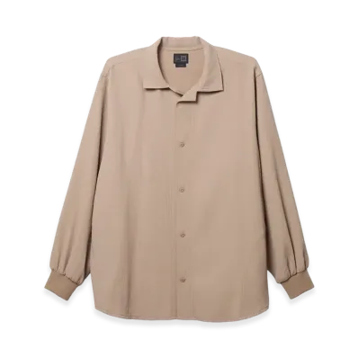 NEW ERA Long Sleeve Beach Patrol Shirt Black Label SS26 "Beige"