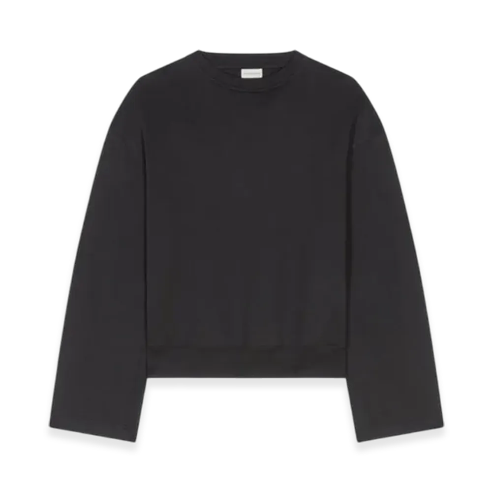 DRIES VAN NOTEN Women's Open Back Sweatshirt "Black"