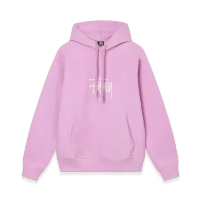 Stussy Basic Applique Hoodie "Pink"