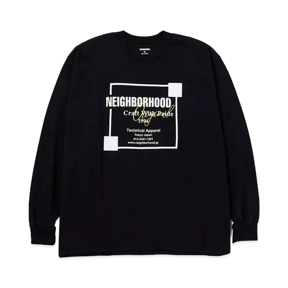 NEIGHBORHOOD 24SS NH Tee LS-7 "Black"