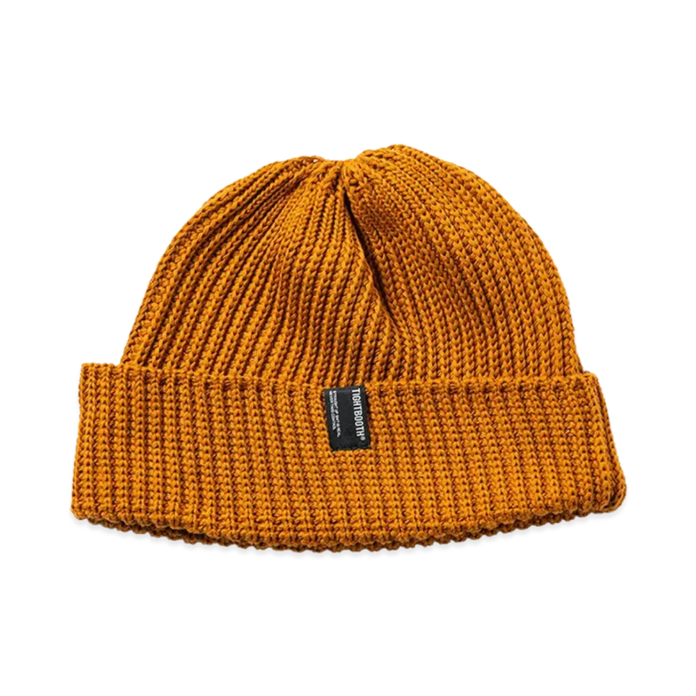 TIGHTBOOTH Tag Watch Cap "Gold"