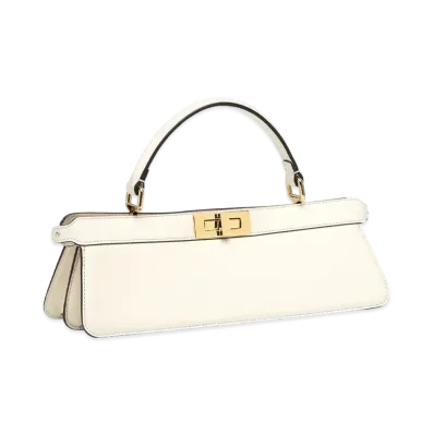 FENDI Peekaboo Icy You Stretch Leather Bag "White"