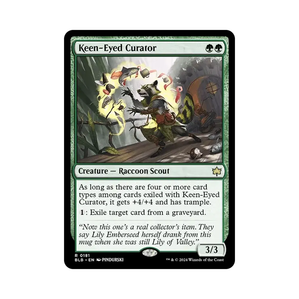 鋭い目の管理者 R :Foil [BLB 0181]【英語版】(ブルームバロウ)