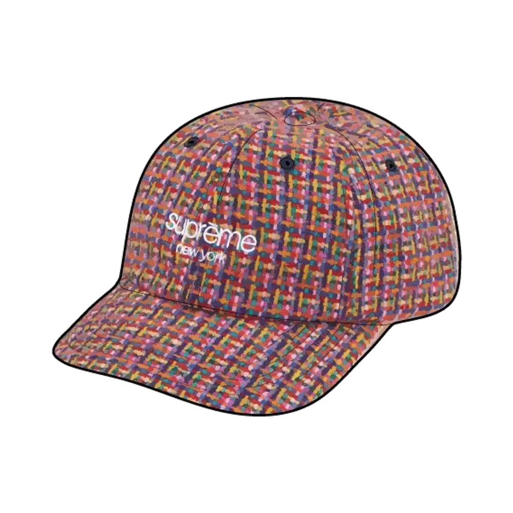 Supreme x Harris Tweed 6-Panel "Red"