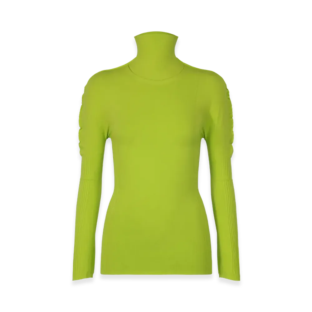 PLEATS PLEASE ISSEY MIYAKE A-Poc Skin "Yellow Green"