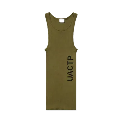UNDEFEATED UACTP x Gardar Eide Einarsson Stencil Rib Tank "Olive"