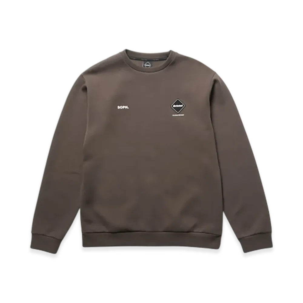 F.C.Real Bristol Tech Sweat Crewneck Top "Mocha"
