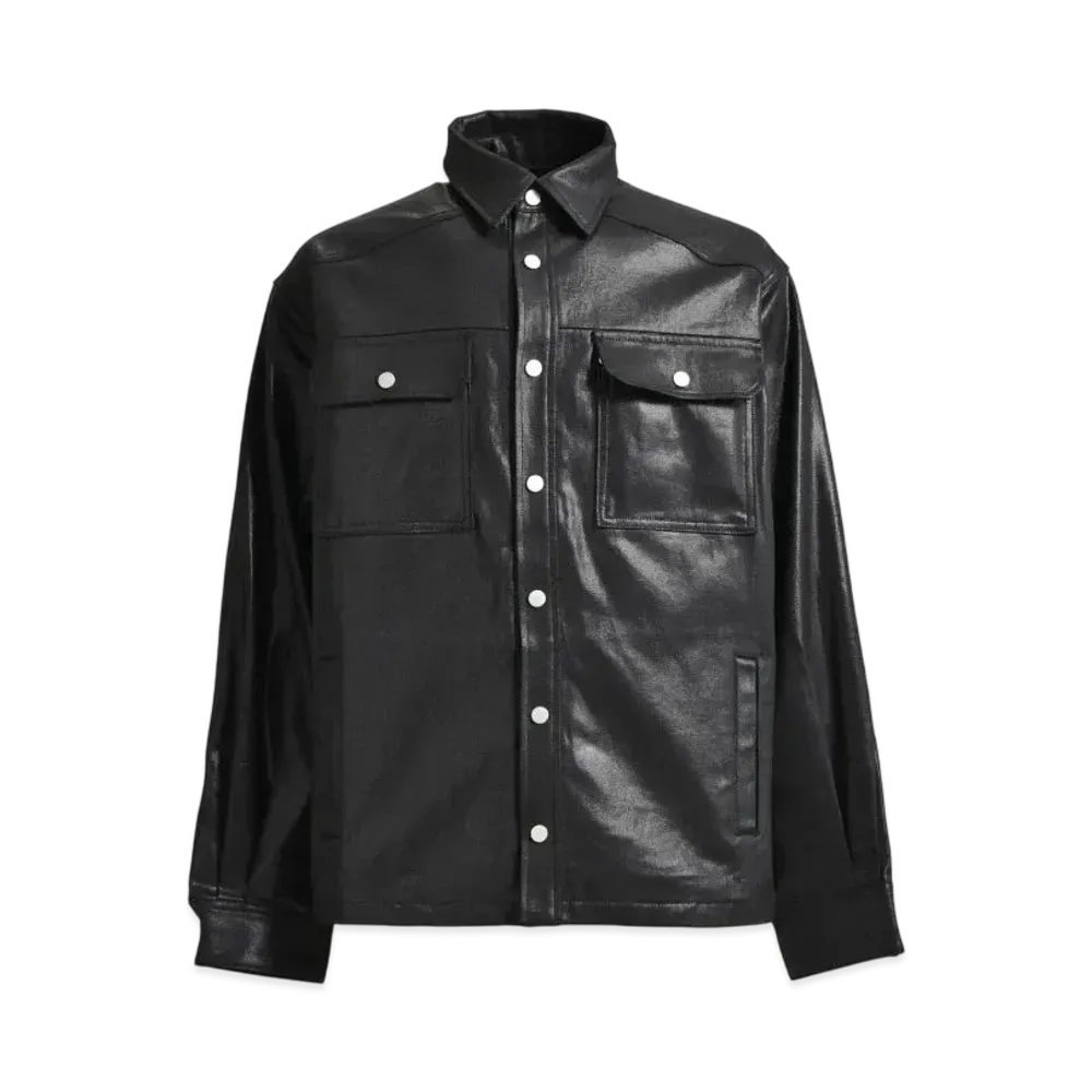 BREATH Coating Shirt Jacket "Black"