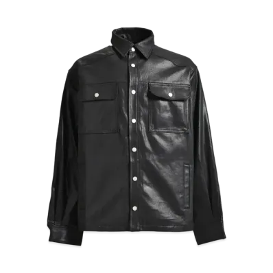 BREATH Coating Shirt Jacket "Black"