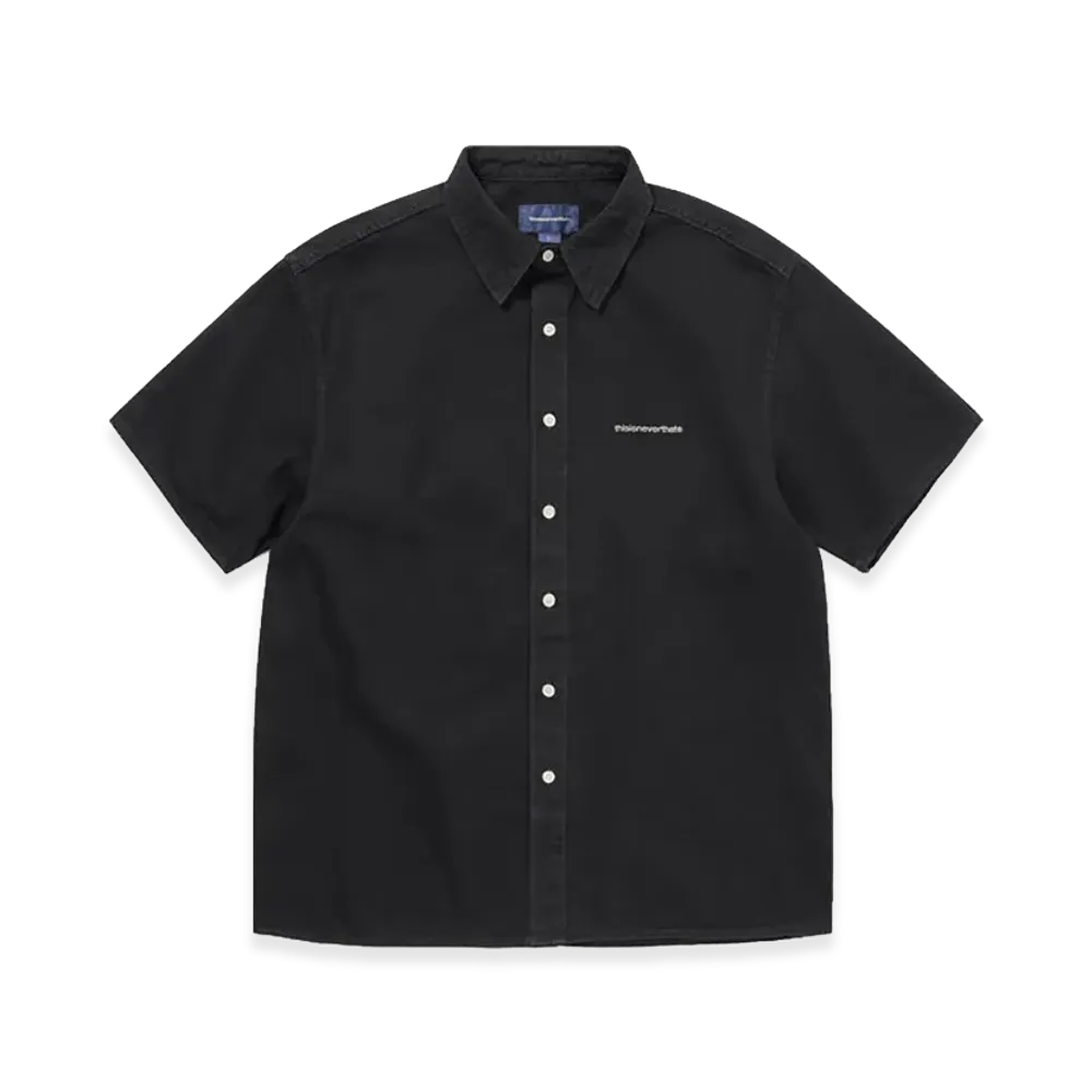thisisneverthat Washed Denim S/S Shirt "Black"