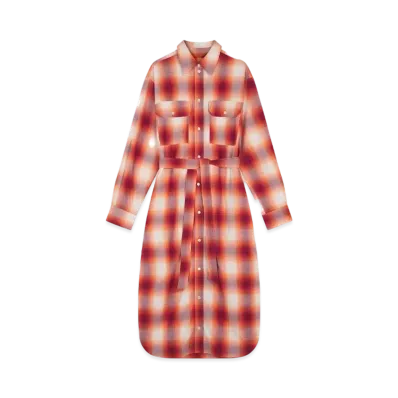 Maison Kitsune Oversized Shirt Dress "Sierra/Off White"