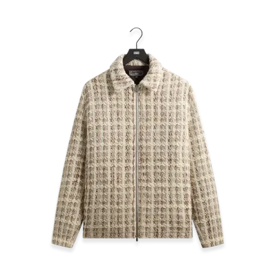 Kith Windowpane Tweed Coaches Jacket "Hallow"