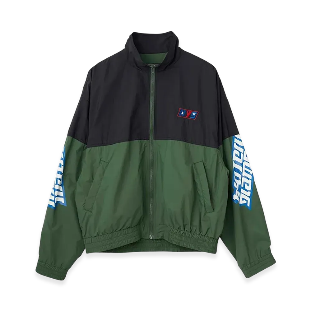 HYSTERIC GLAMOUR Fast Star Stand Collar Blouson "Green"