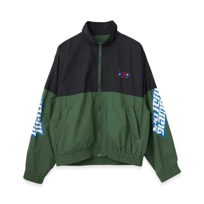 HYSTERIC GLAMOUR Fast Star Stand Collar Blouson "Green"
