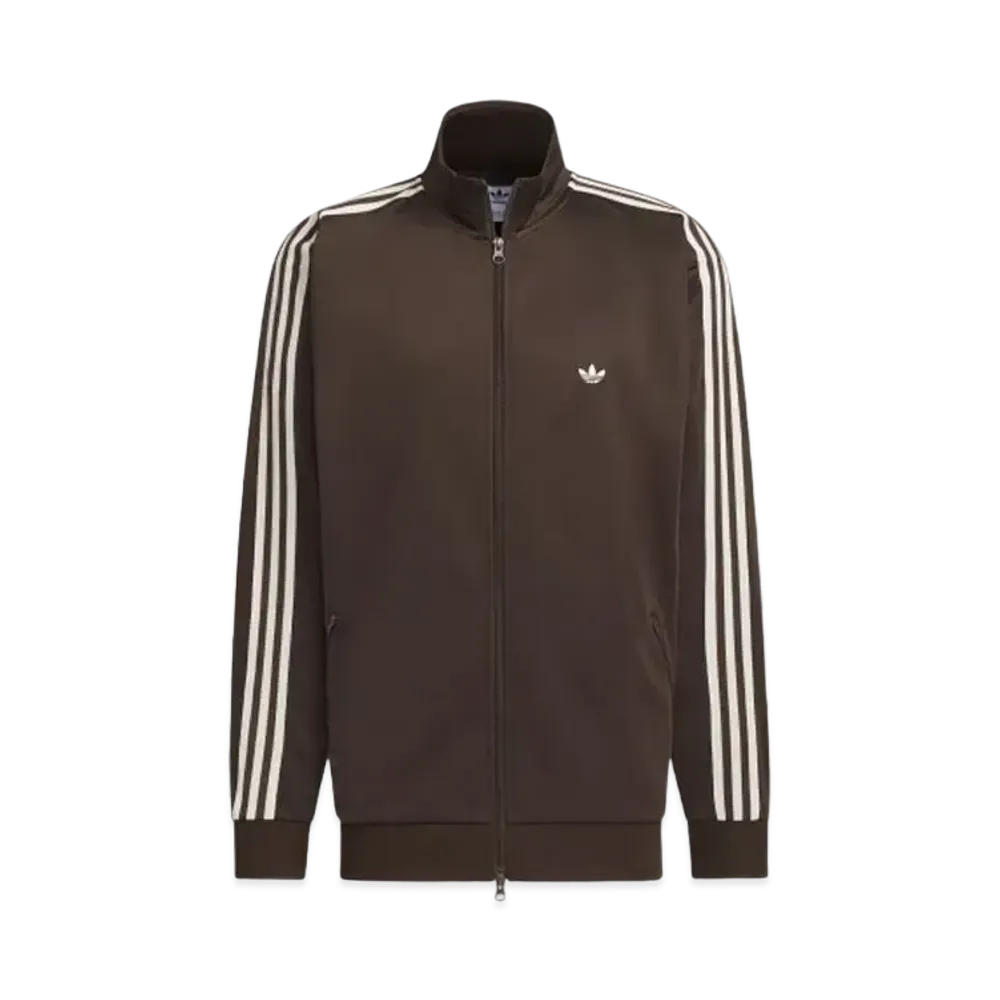 adidas Track Jacket Gender Neutral "Dark Brown/Wonder White"
