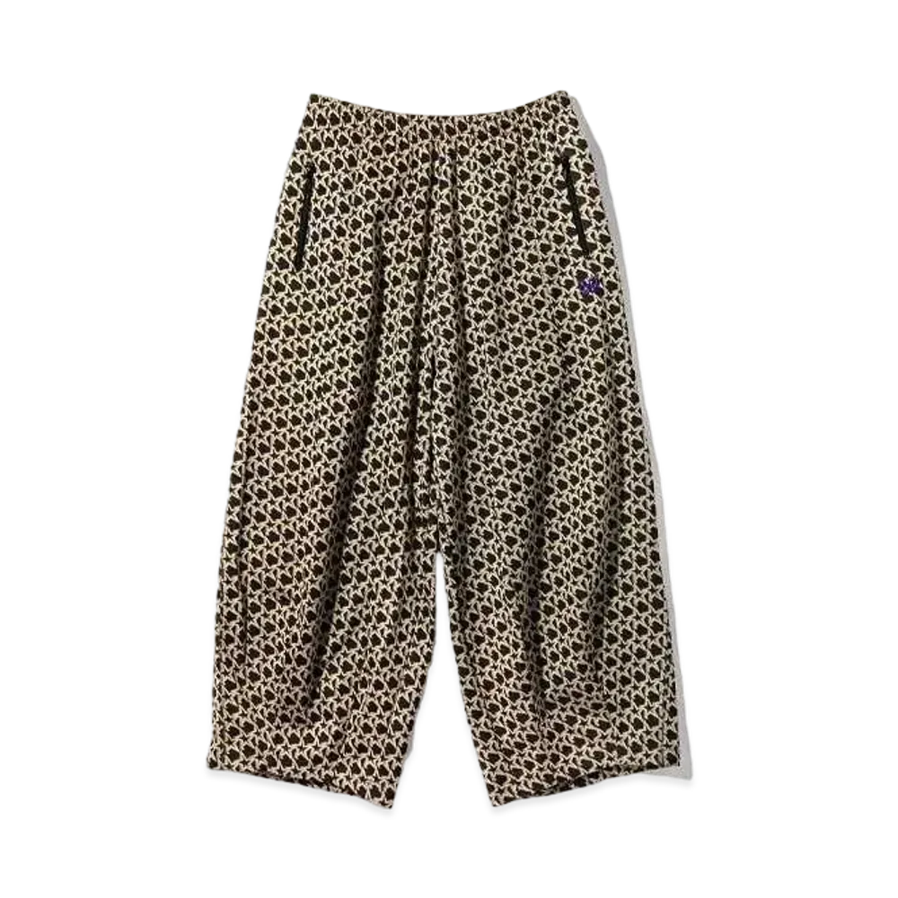 Needles H.D. Track Pant - Poly Jq. Star "Black/Beige"