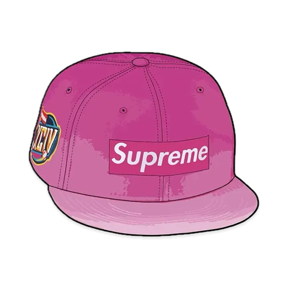 Supreme Gradient Box Logo New Era "Pink"