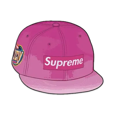 Supreme Gradient Box Logo New Era "Pink"