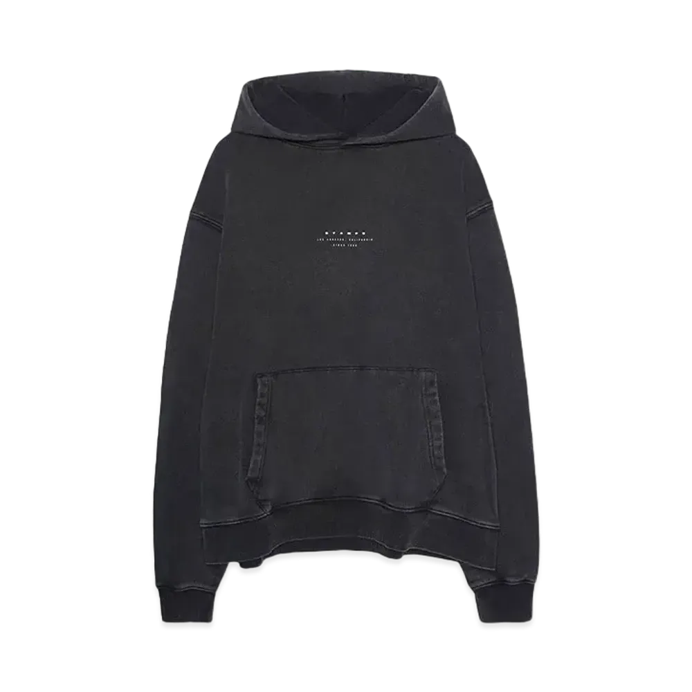 STAMPD Strike Stack Logo Cropped Hoodie "CHARCOAL"