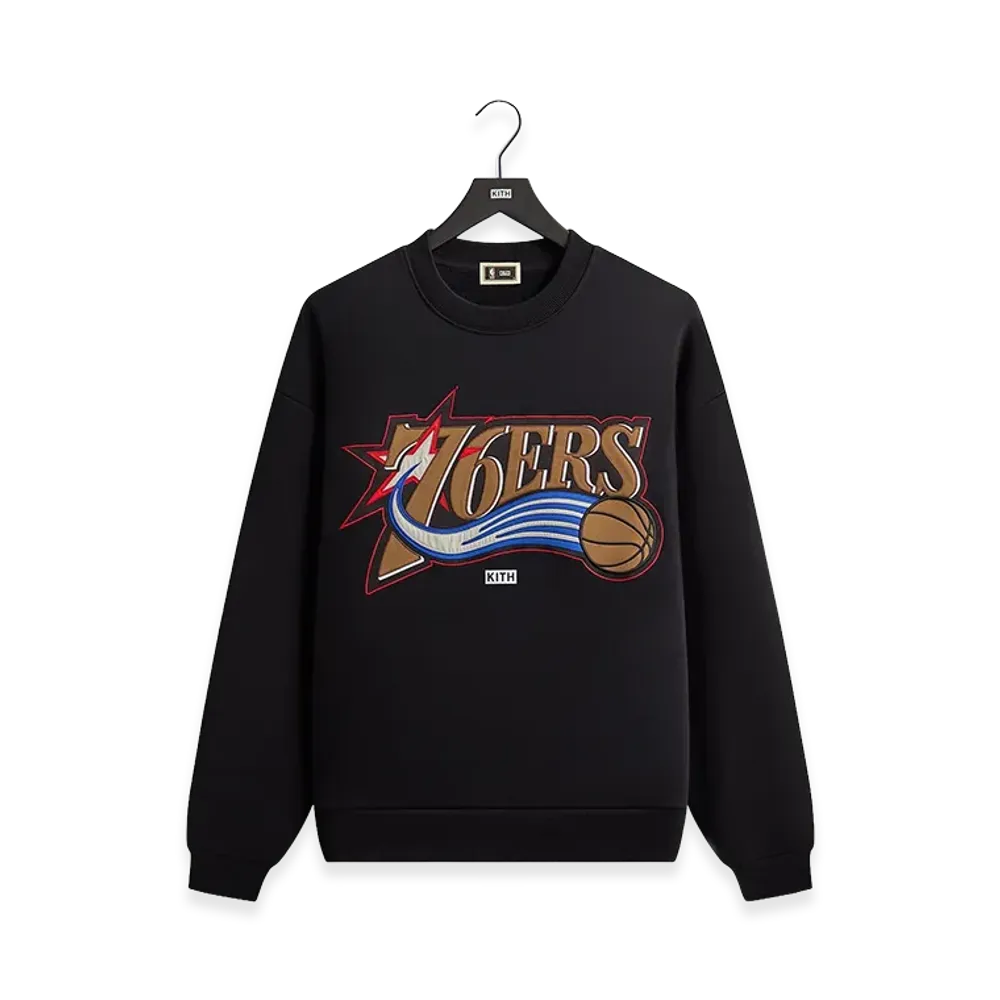 Kith x NBA All-Star Philadelphia 76ers Nelson Crewneck "Black"