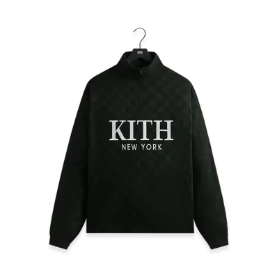 Kith Double Weave Davis Quarter Zip Pullover "Stadium"