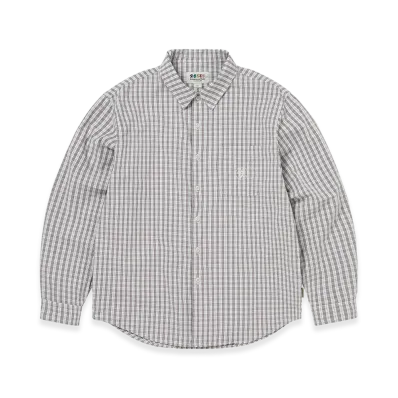 thisisneverthat x Grateful Dead Lightning Bear Check Shirt "Off White"