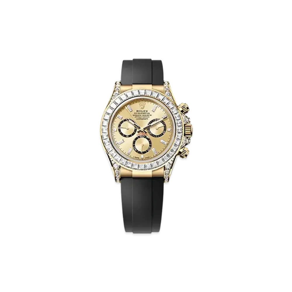 ROLEX Cosmograph Daytona 40mm Yellow Gold Diamond 126538TBR "Golden"