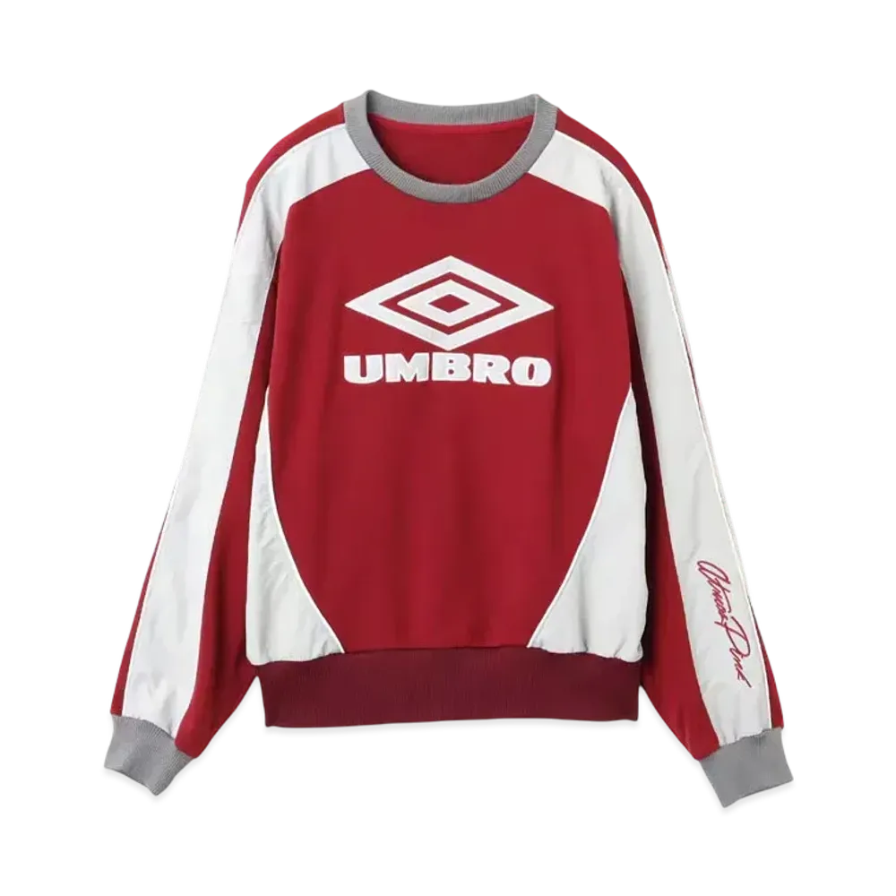 atmos pink x UMBRO Sweat Top "Burgundy"