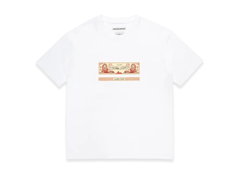 WACKO MARIA x The Phoenician Scheme Washed Heavy Weight T-Shirt "White"