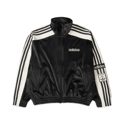 adidas ADIBREAK Velour Track Top "Black"